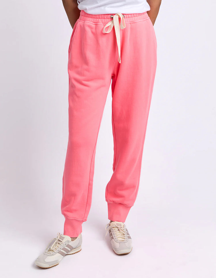 College Track Pant | Neon Pink