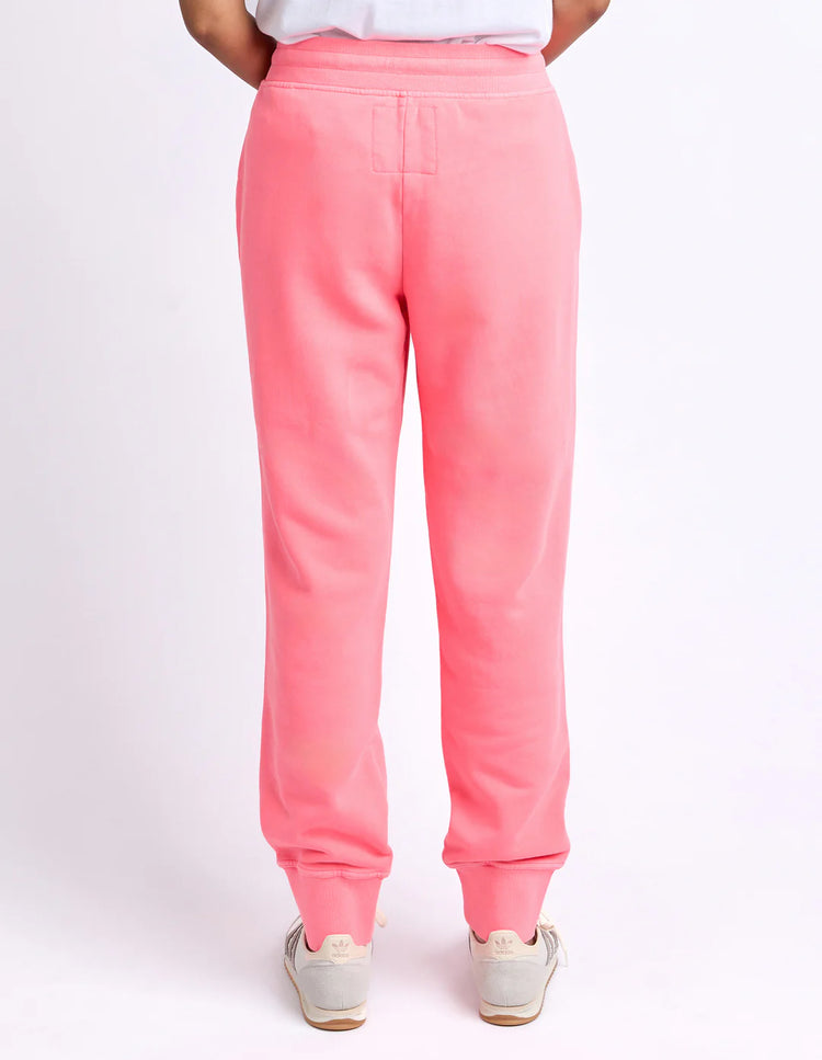 College Track Pant | Neon Pink