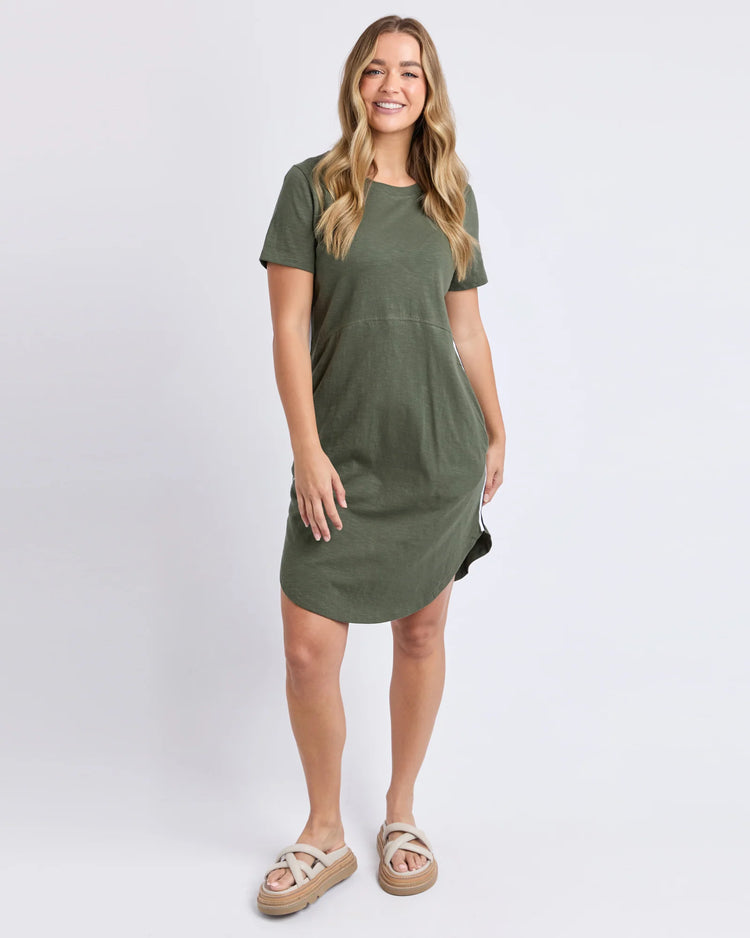 Bay Tape Dress | Khaki