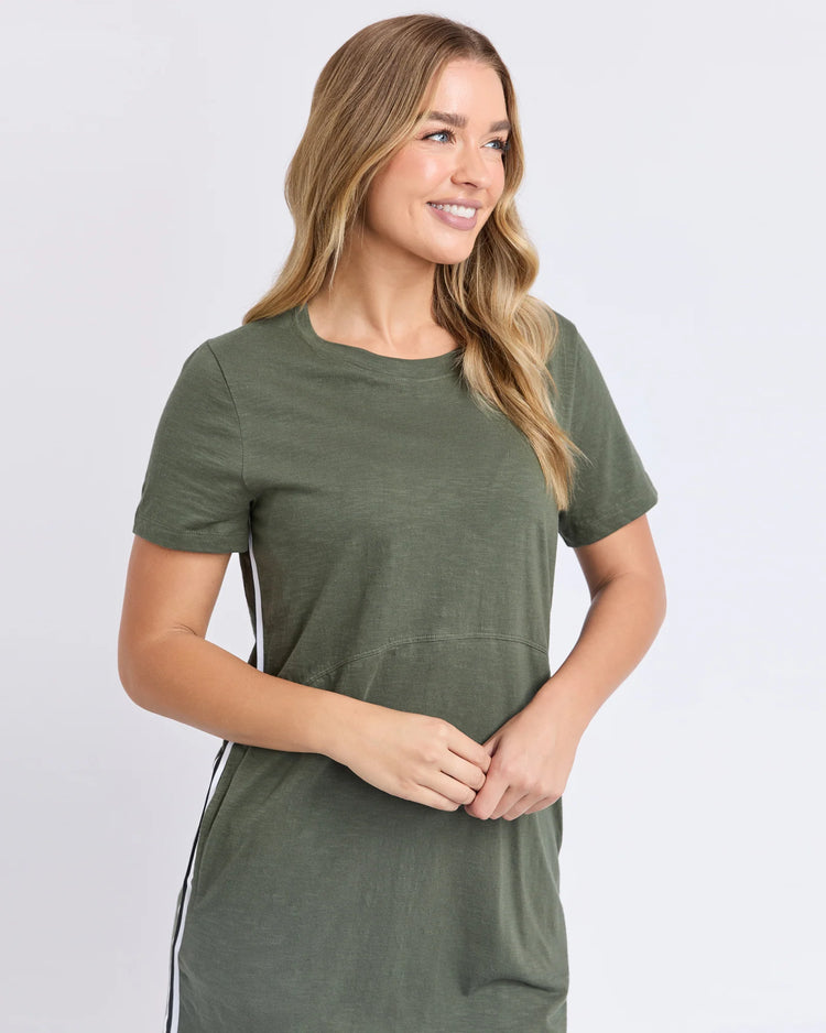 Bay Tape Dress | Khaki