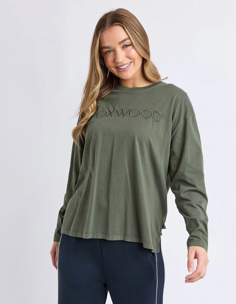 Simplified Long Sleeve Tee | Khaki