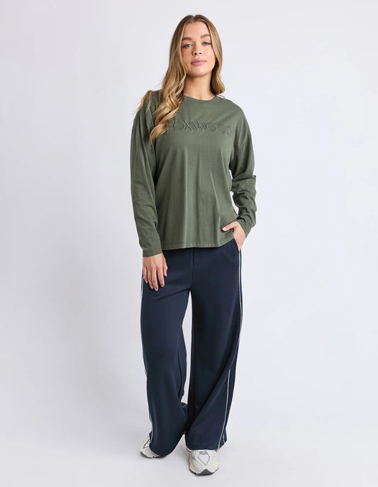 Simplified Long Sleeve Tee | Khaki