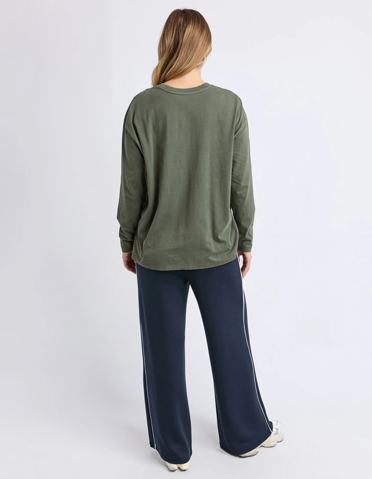 Simplified Long Sleeve Tee | Khaki