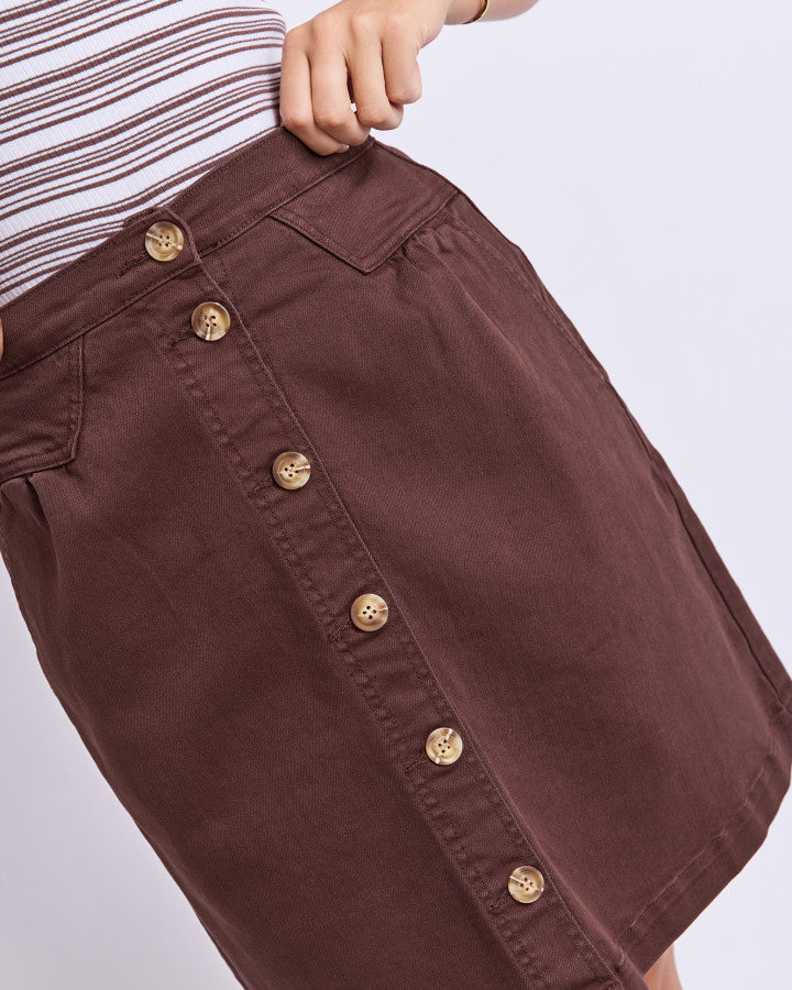 Amanda Skirt | Chocolate