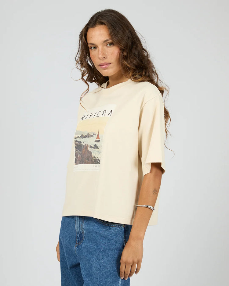 Sight See Relaxed Tee | Chalk