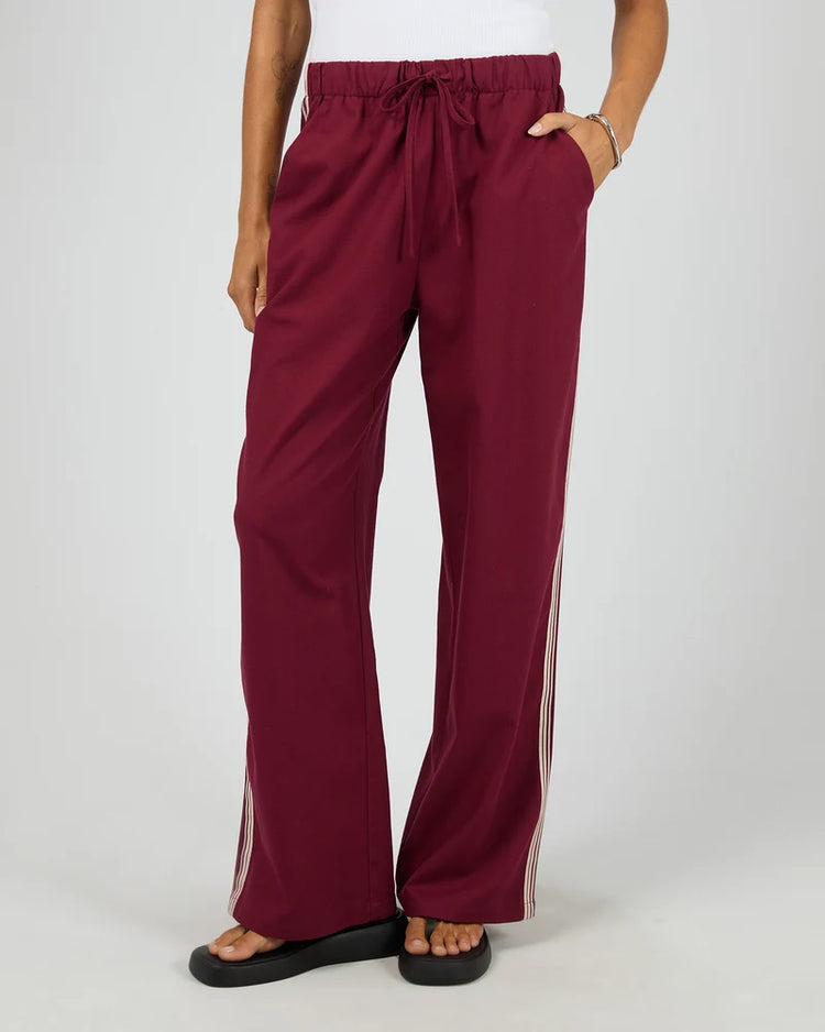 Mayfair Trim Pant | Cherry