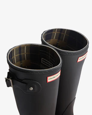 Women's Original Tall Tartan Lining Boot | Black & Olive