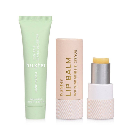Lip & Hand Cream Duo - Green - Lychee & Apple Blossom
