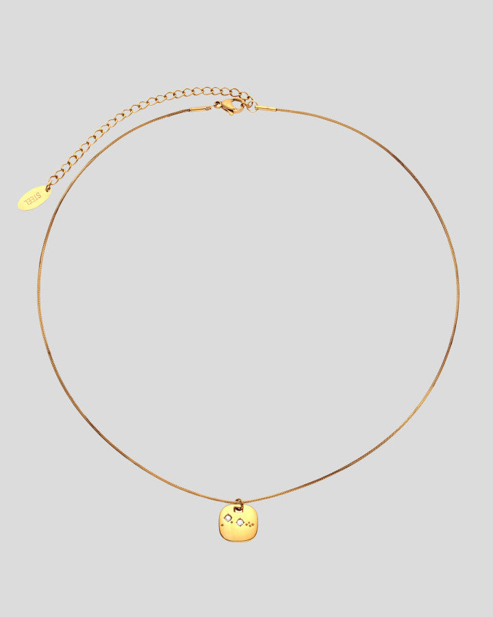 Aya Pendant Necklace | Gold