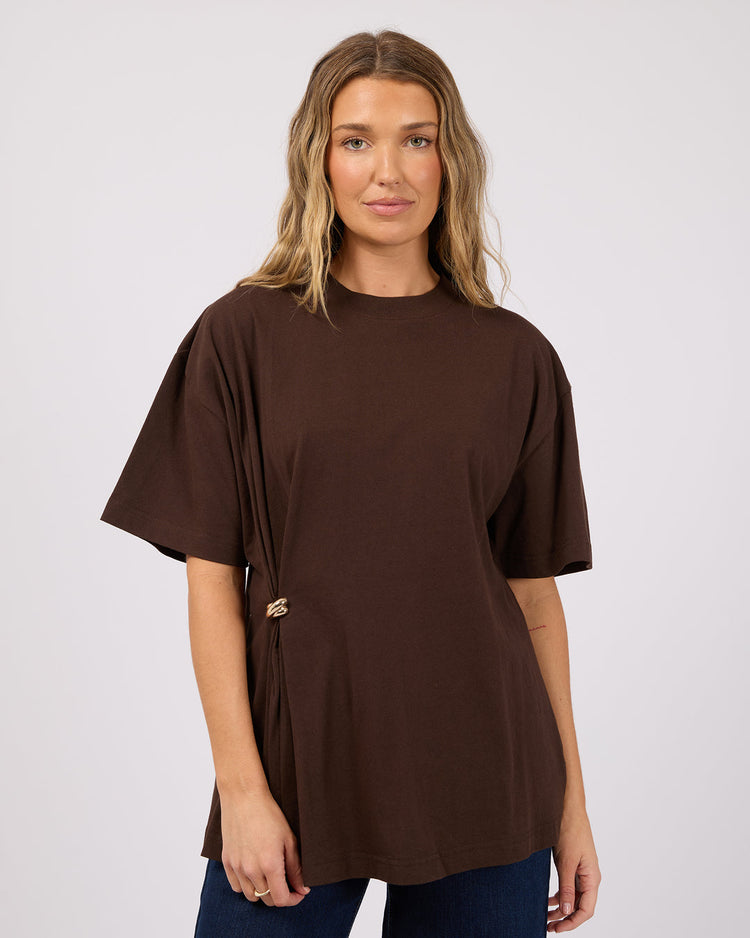 AAE Liv Gather Tee | Brown