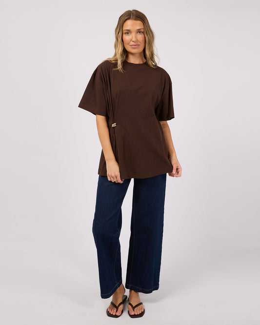 AAE Liv Gather Tee | Brown