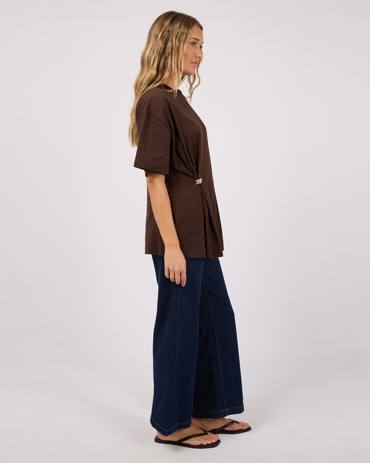 AAE Liv Gather Tee | Brown