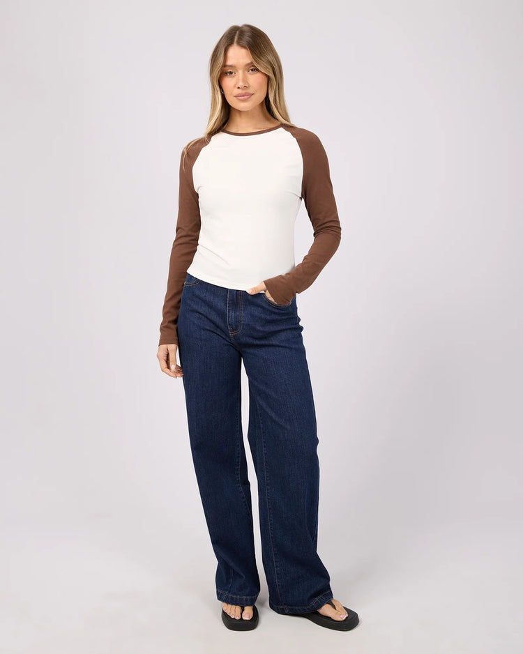 Iris Long Sleeve Raglan Tee