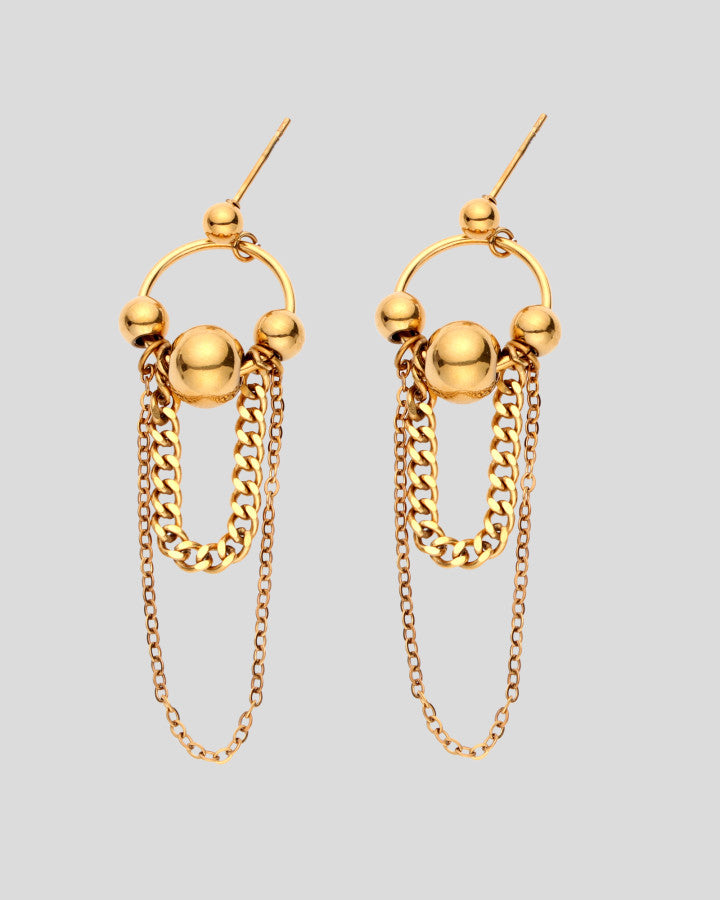 Luma Drop Earrings | Gold