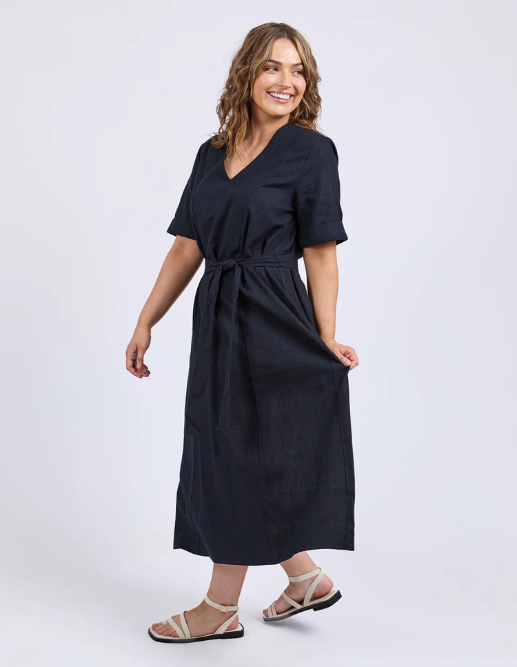 Lily Midi Dress | Dark Saphire