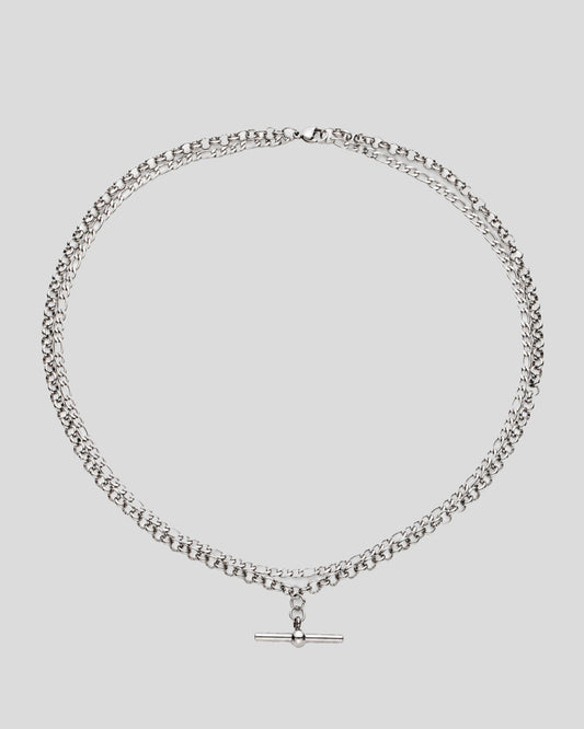 Oda Layered Necklace | Silver