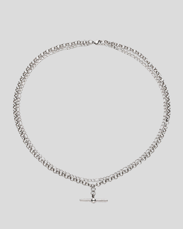 Oda Layered Necklace | Silver