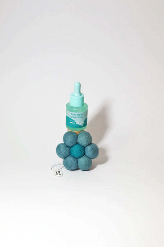 Geranium & Sea Moss - Felt Air Freshener