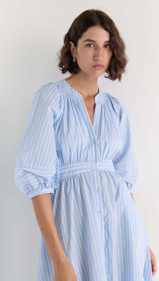 Myra Wrap Midi Dress