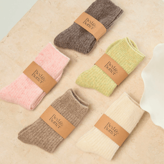 The Comfiest Socks - Light Brown