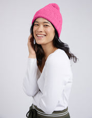 Berry Beanie | Shocking Pink