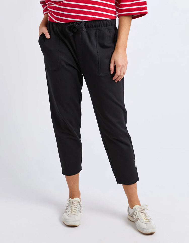 Sutton Track Pant | Black