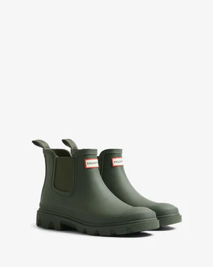 Unisex Downpour Chelsea Boot | Dark Olive