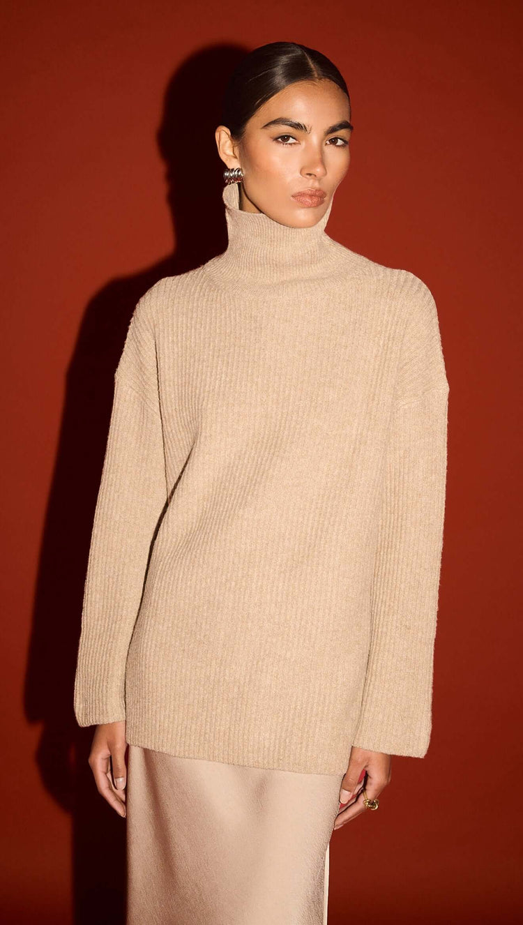 Sabine Roll Neck Jumper