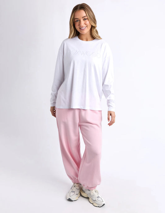 Simplified Long Sleeve Tee | White