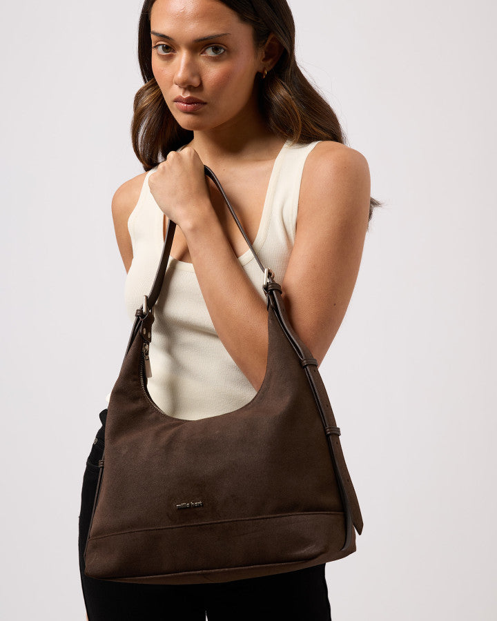 Veda Hobo Bag | Brown