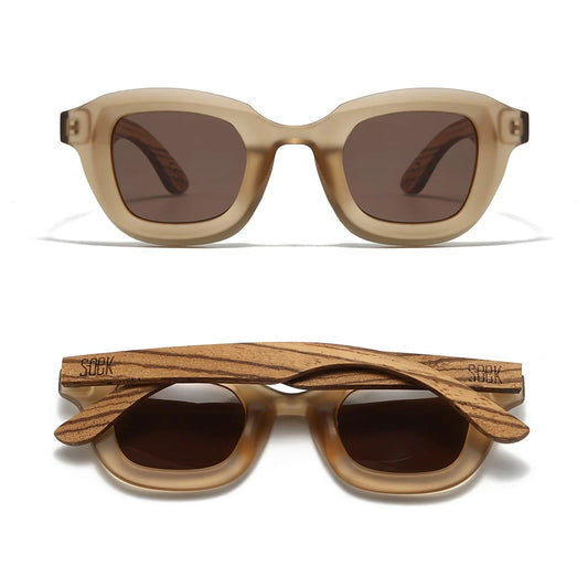 QUEST WHISKEY l Sunglasses l Polarised Lens l Walnut Arms
