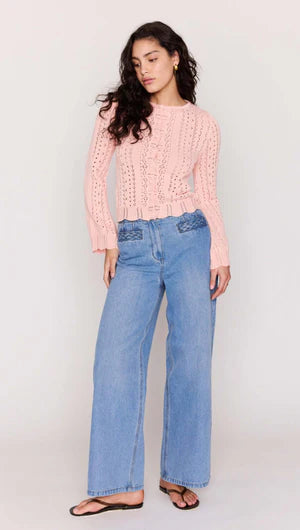 Sienna Pointelle Cardigan