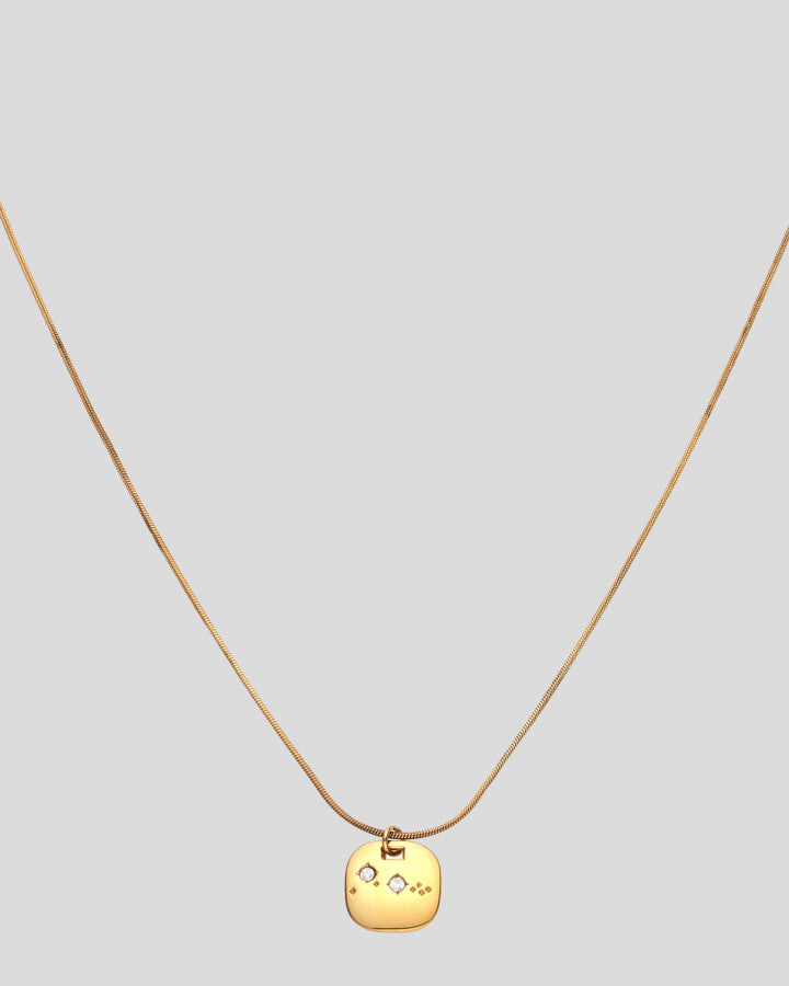 Aya Pendant Necklace | Gold