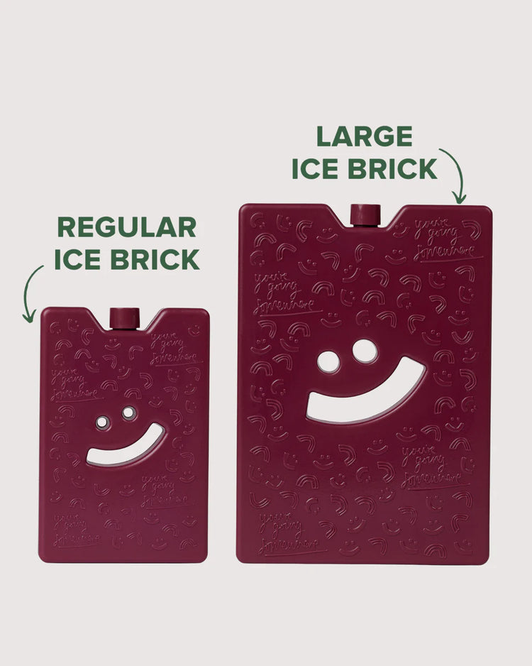 Large Ice Brick | Burgundy
