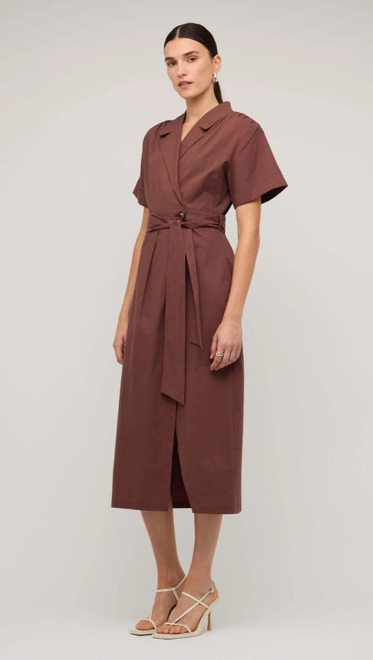 Ishtar Wrap Shirt Dress
