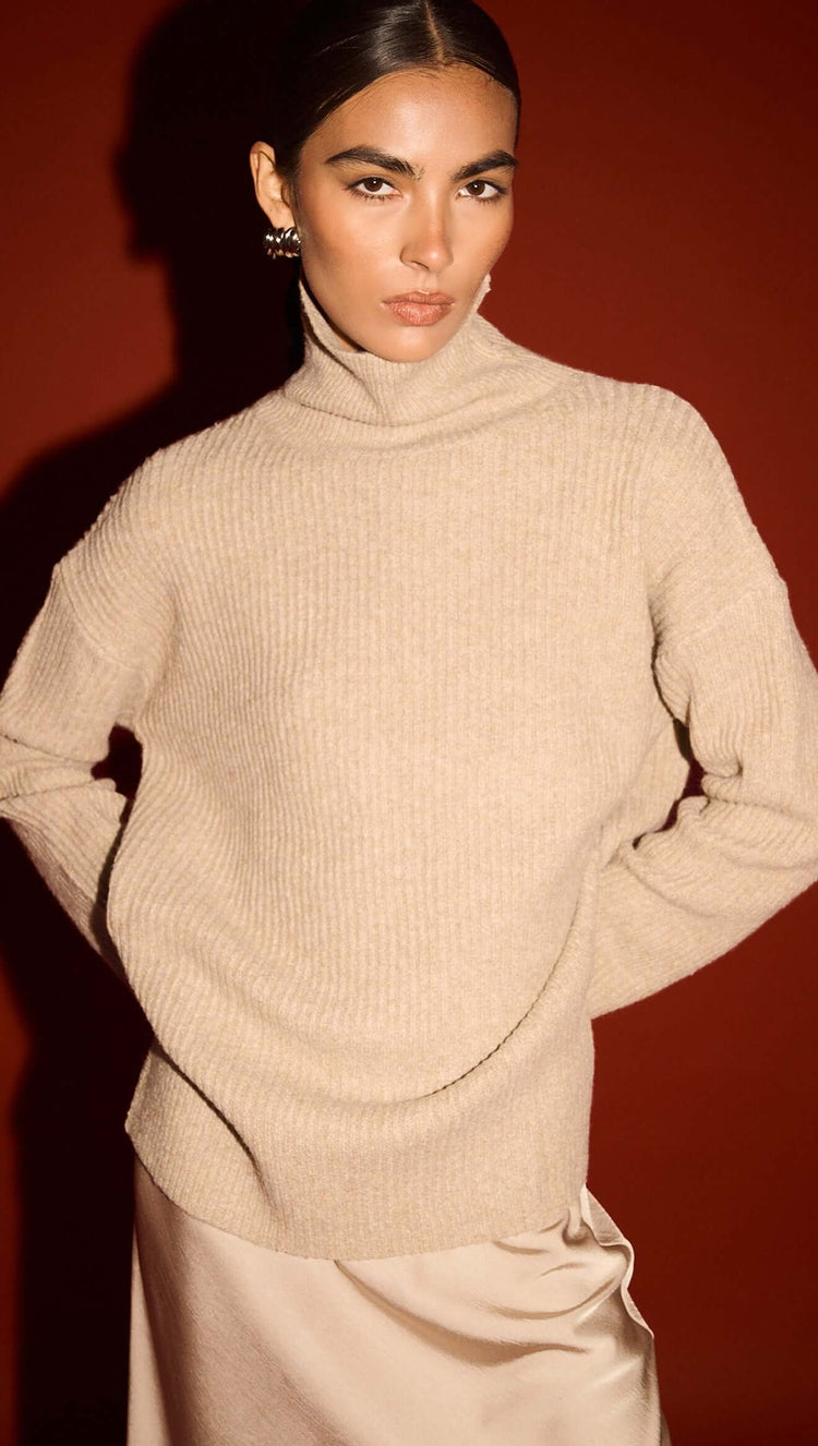 Sabine Roll Neck Jumper