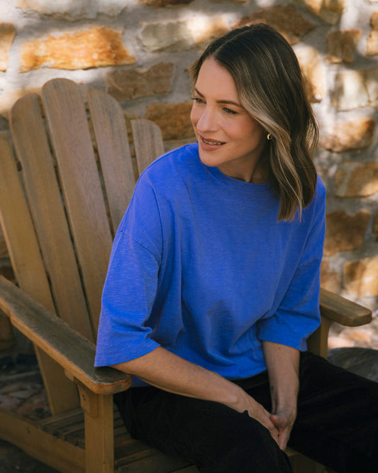 Fundamental Mazie  Sweat | Cornflower