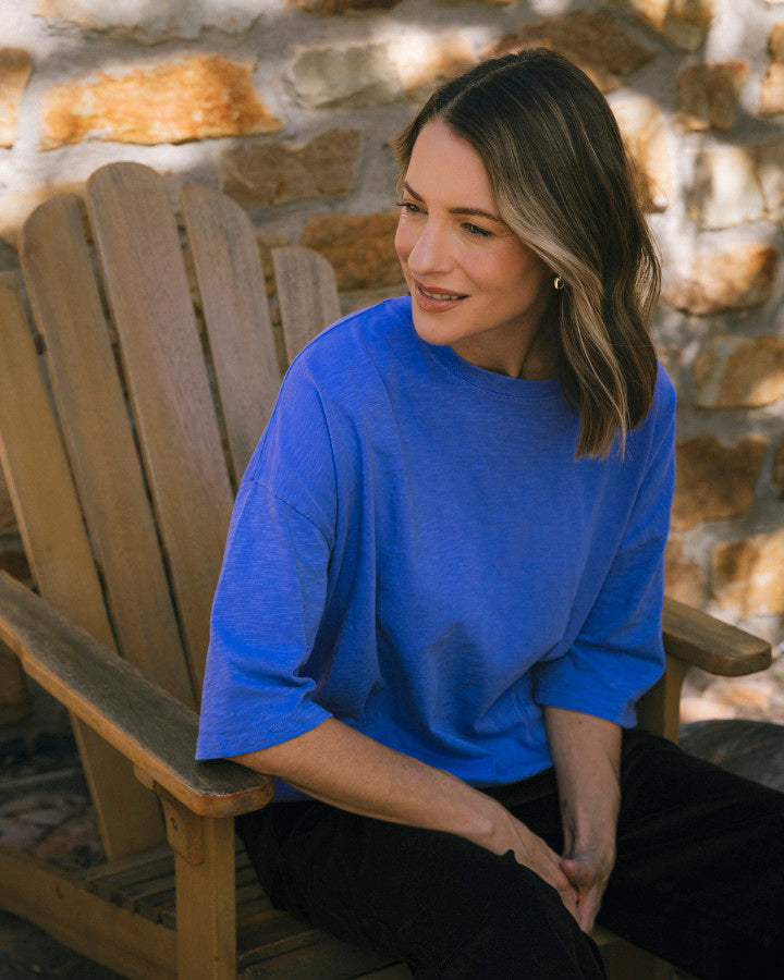 Fundamental Mazie  Sweat | Cornflower