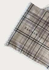Pasture Plaid Bandana Scarf | Silk