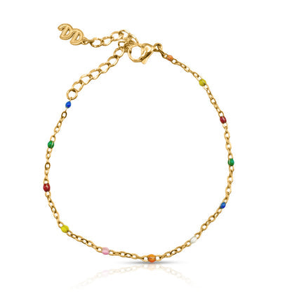 Colour wave Bracelet | Gold