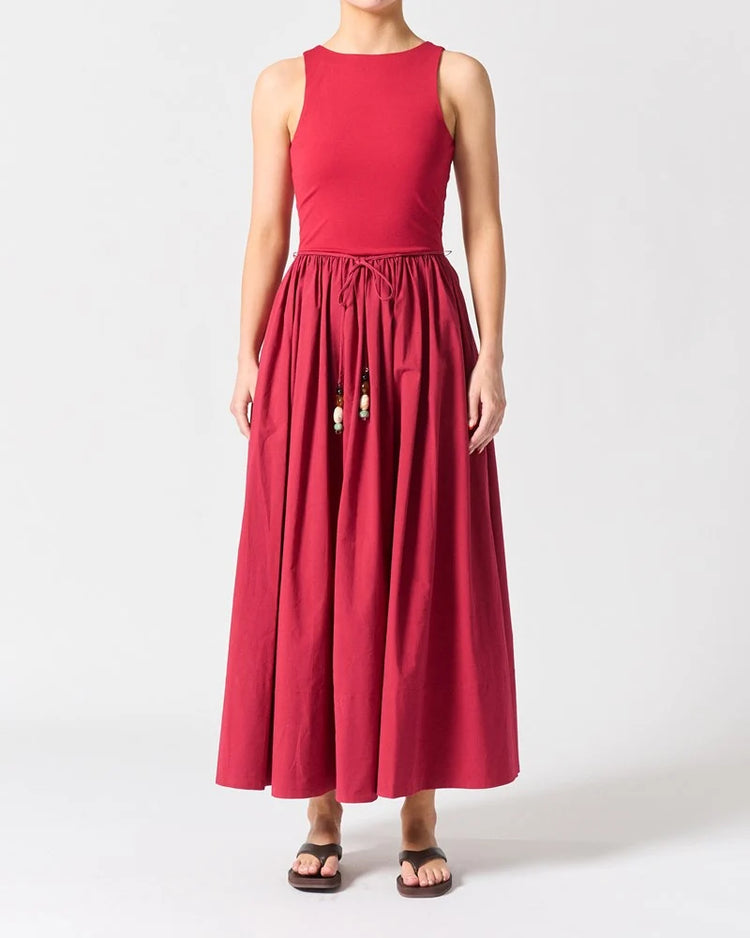 Corsica Dress | Crimson