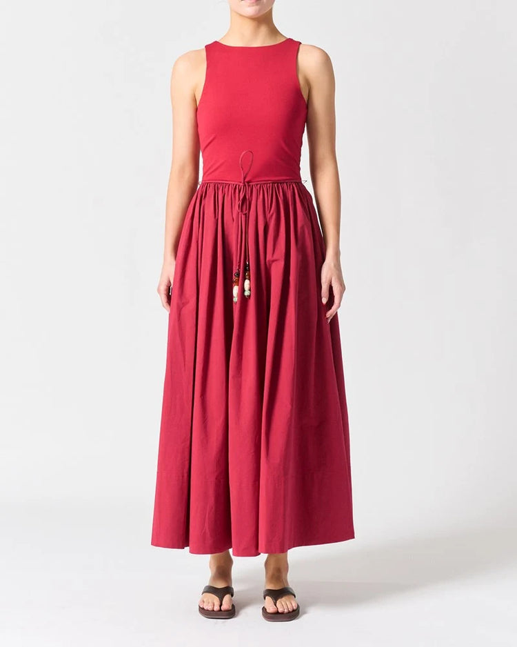 Corsica Dress | Crimson