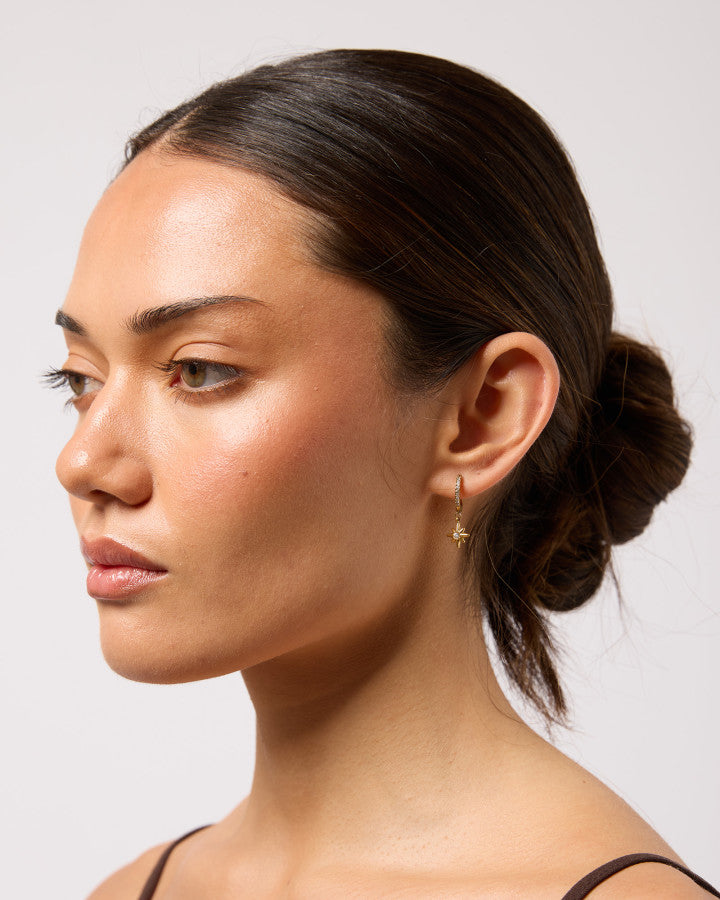Aya Drop Earrings | Gold