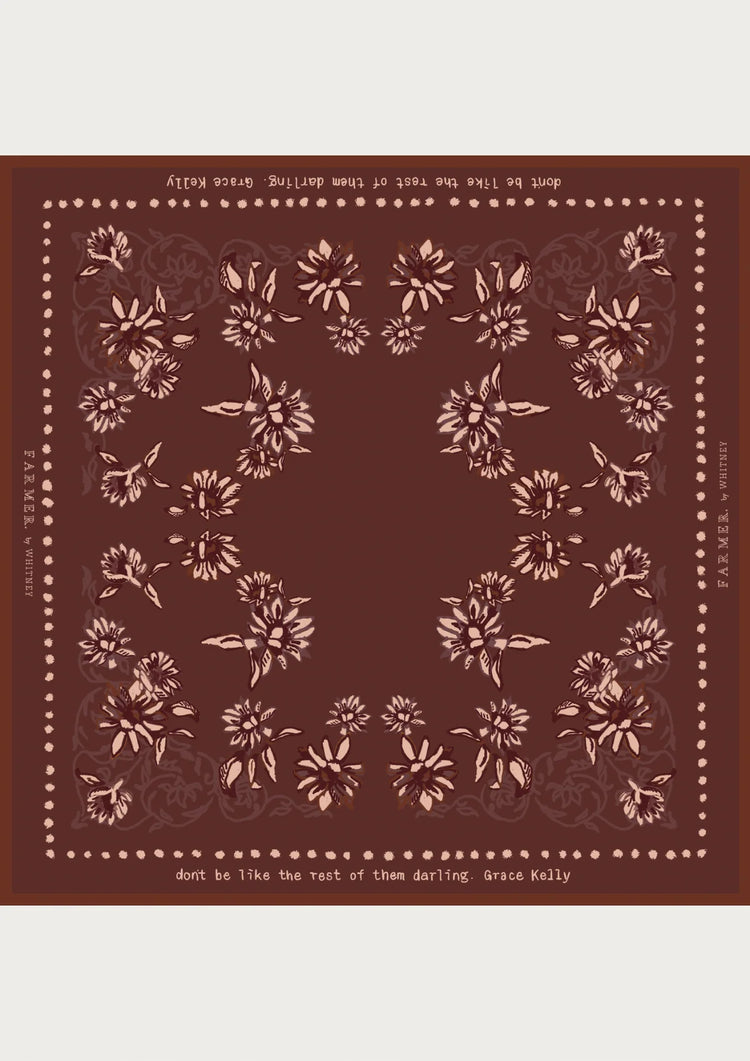 Grace Bandana Scarf| Silk