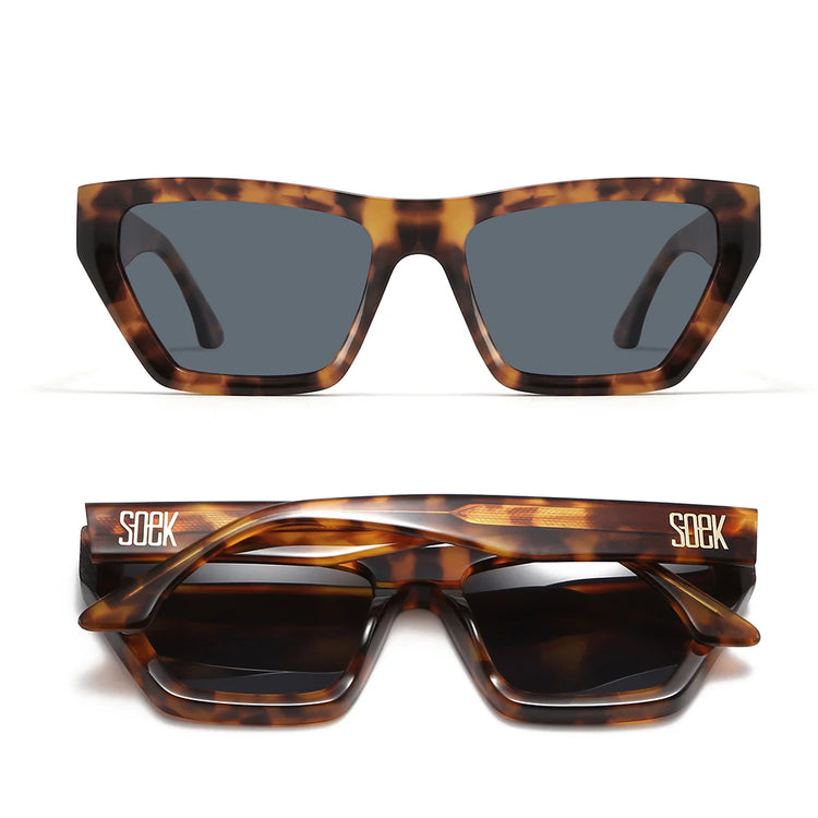BEYOND SUNKISSED - Bio Acetate Tortoise Frame l Black Polarised Lens