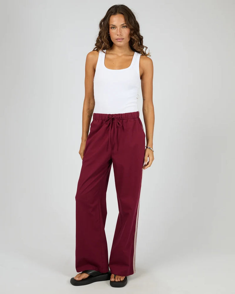 Mayfair Trim Pant | Cherry