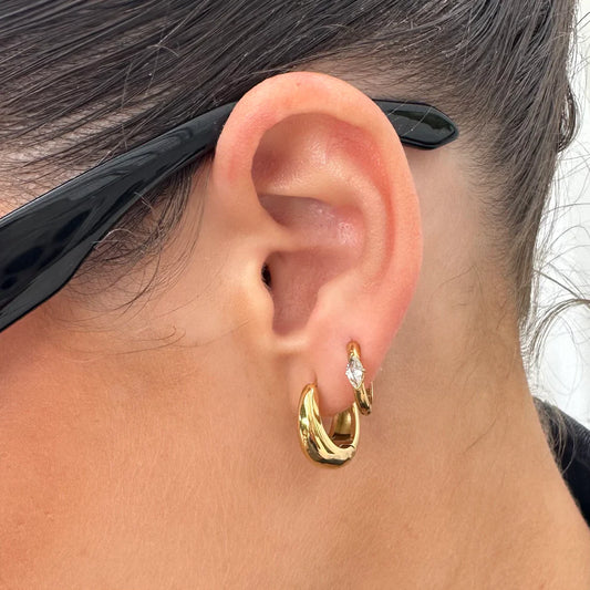 Empire Hoop Earrings