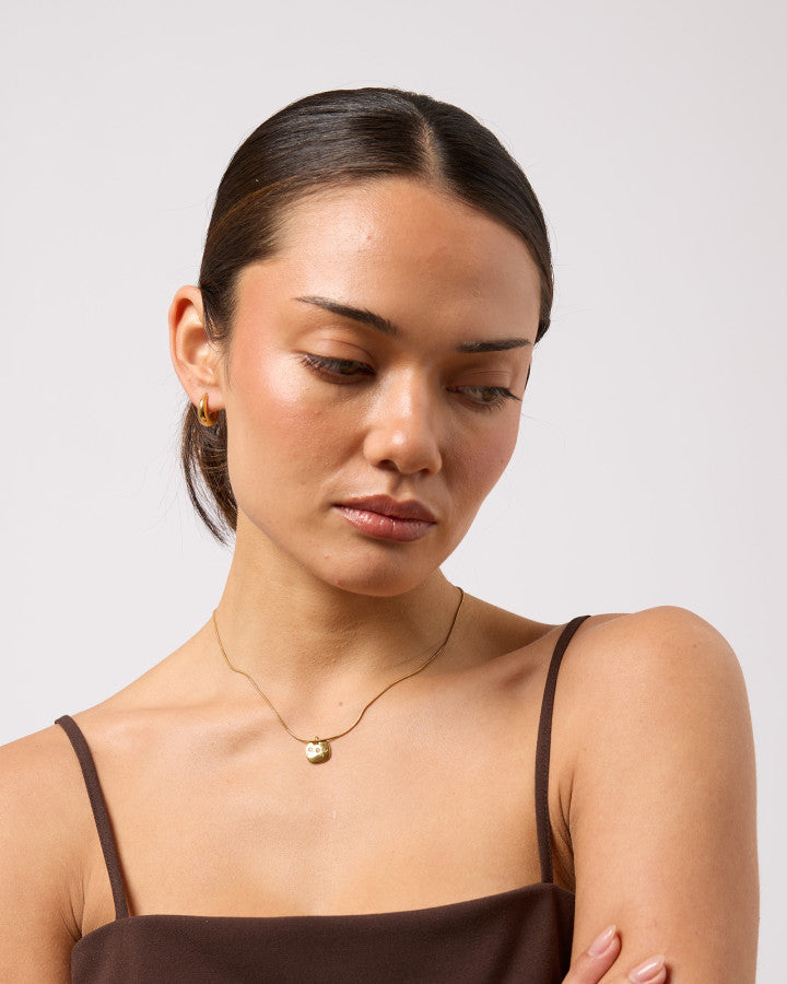 Aya Pendant Necklace | Gold