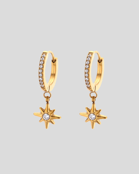 Aya Drop Earrings | Gold