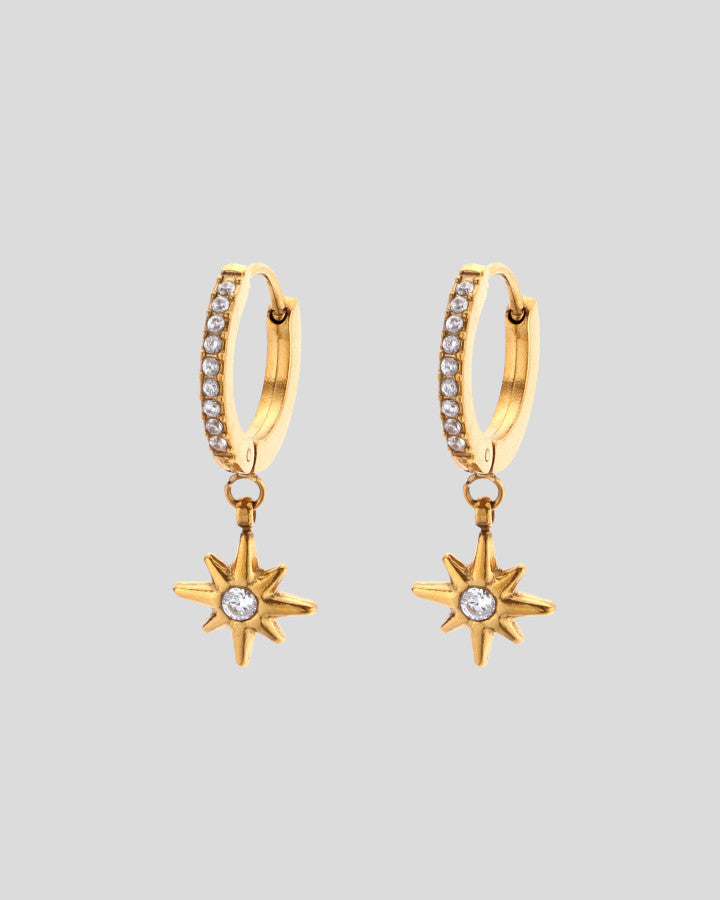 Aya Drop Earrings | Gold